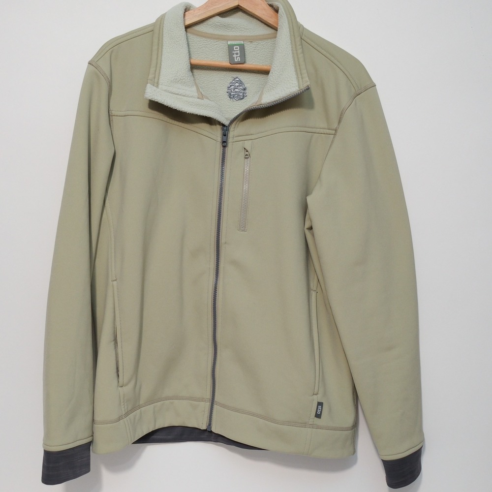 Stio Jacket Mens Large? See Measurements Notori Fleece Full Zip